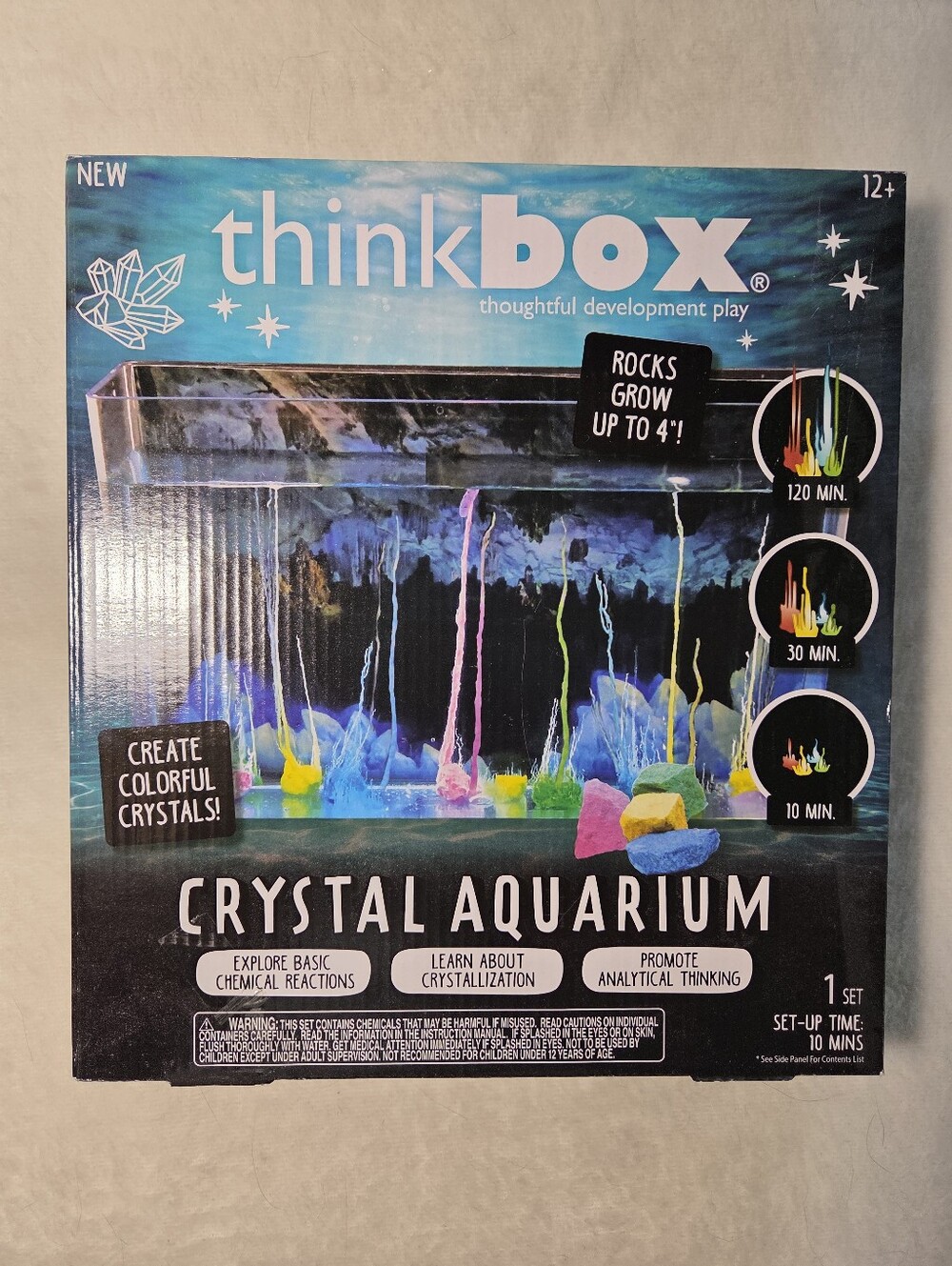 ThinkBox Crystal Growing Aquarium Set, Ages 12+